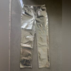 GAP Women's High Rise Silver Jeans